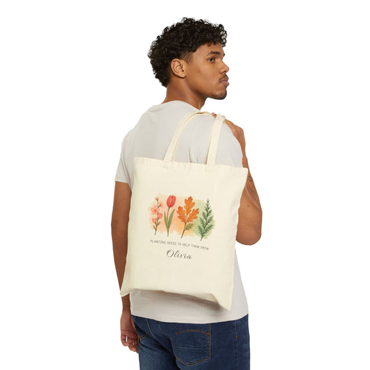 Personalized Teacher Tote Bag
