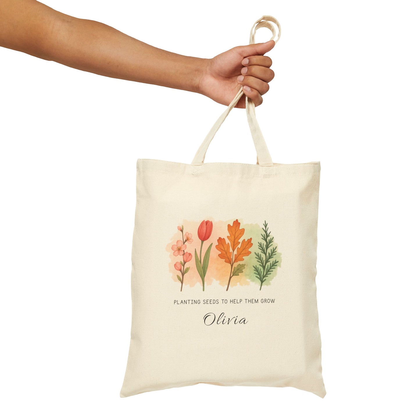 Personalized Teacher Tote Bag