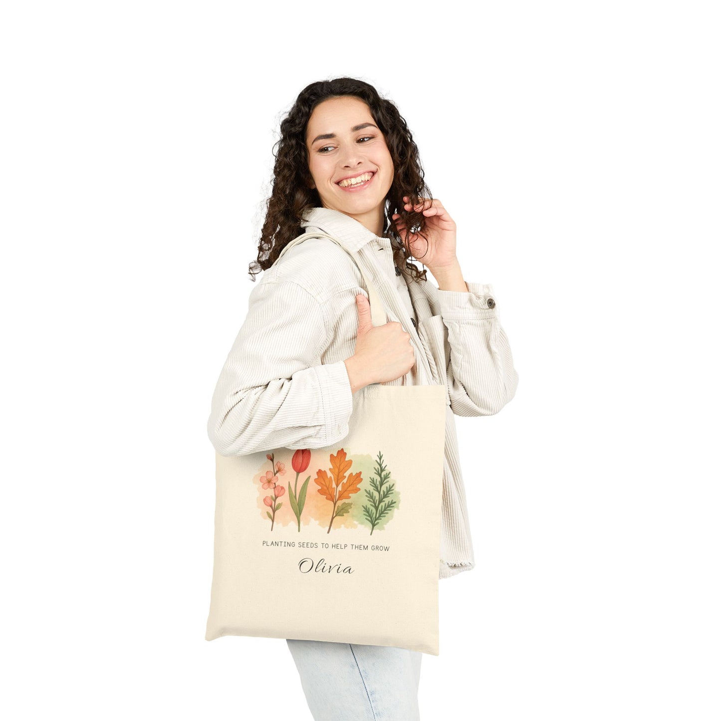 Personalized Teacher Tote Bag